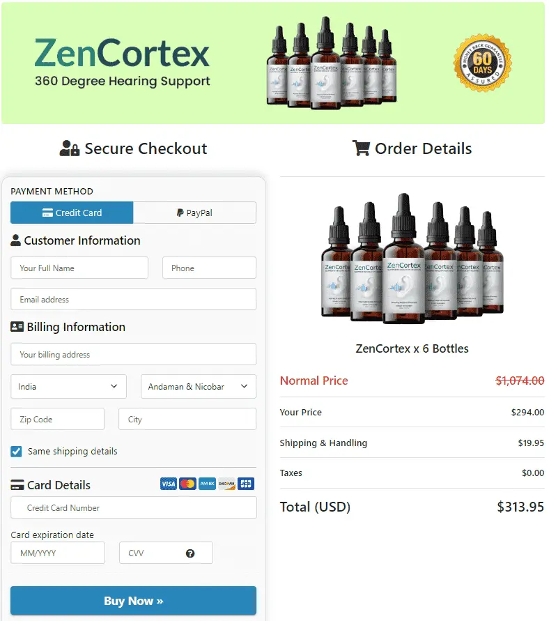 ZenCortex-Secure-Checkout